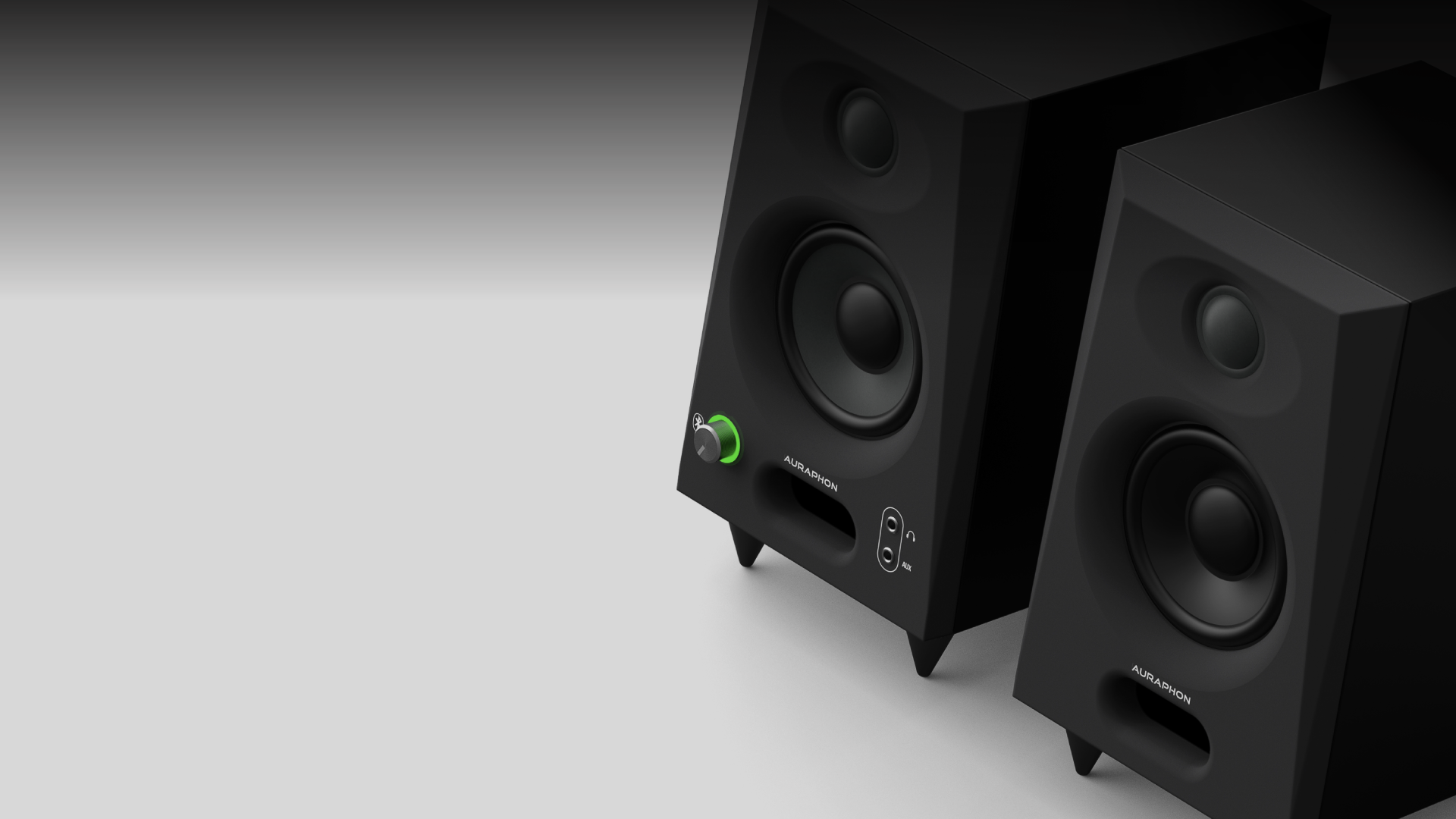 AURAPHON AUDIO PS3 スタジオモニタースピーカ 35W ブラック Auraphon Audio PS3 Black【即納可能】（新品/送料無料）【楽器検索